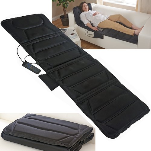 FULL BODY HEATED MASSAGER FOLDABLE MAT MASSAGE MUSCLE RELIEF
