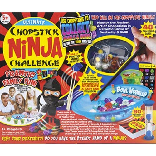 NEW NINJA CHALLENGE CHOPSTICK GAME XMAS KIDS GIFT TOY FAMILY ACTIVITY PARTY