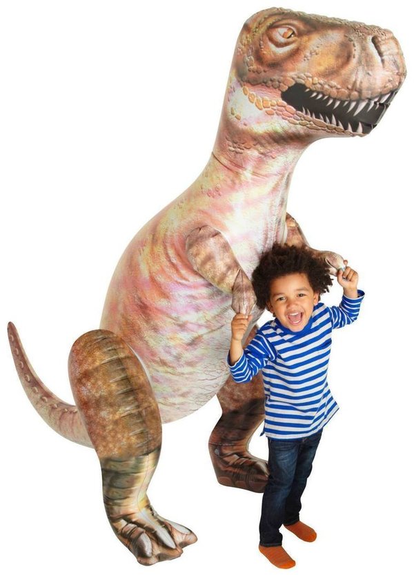 LARGE INFLATABLE BLOW UP 5FT 10IN T-REX JURASSIC PARK DINOSAUR TOY POOL PARTY