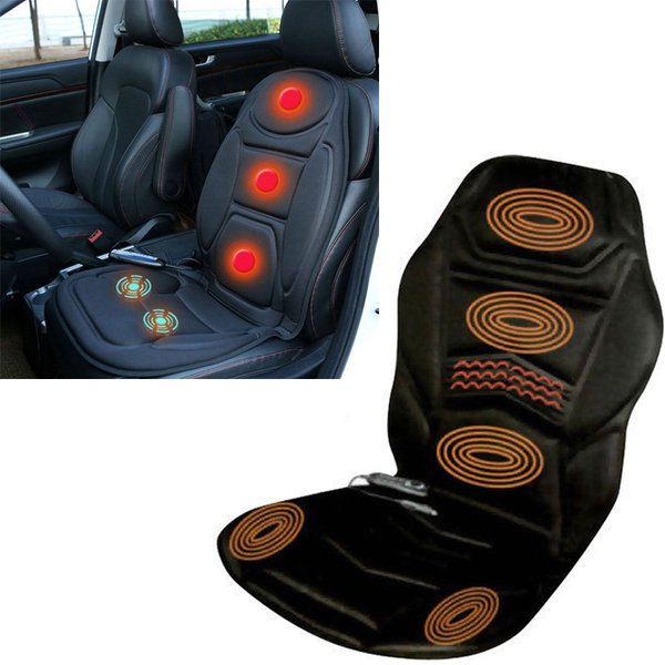 MASSAGE CHAIR HEATED BACK SEAT MASSAGER CUSHION FOR CAR HOME RELAX VAN STRESS
