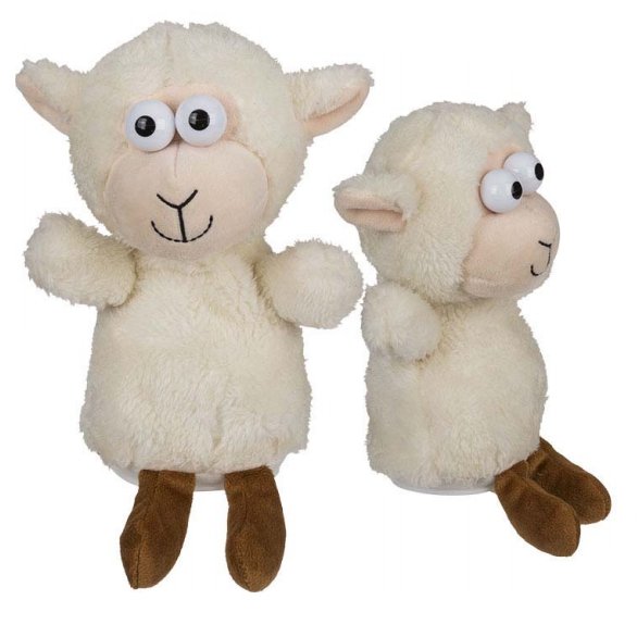 TALKING SHEEP REPEATS WHAT YOU SAY PLUSH SOFT CUDDLY FUNNY CUTE 18CM KIDS NEW