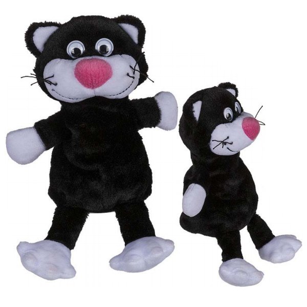 TALKING CAT REPEATS WHAT YOU SAY PLUSH SOFT CUDDLY FUNNY CUTE 18CM KIDS XMAS NEW