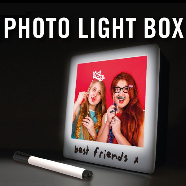 LED PHOTO FRAME LIGHT BOX WRITE A MESSAGE ERASABLE A7 GIFT FUN XMAS SIGN PRESENT