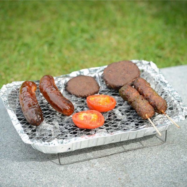 1 X DISPOSABLE BBQ INSTANT GRILL CHARCOAL DISPOSABLE OUTDOOR COOKING CAMPING SUMMER