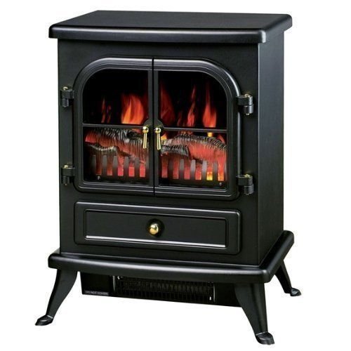 1850W FLAME EFFECT LOG BURNING STOVE HEATER ELECTRIC FIRE PLACE FIREPLACE FAN