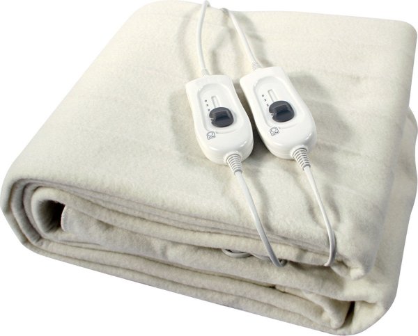 DOUBLE SIZE ELECTRIC BLANKET 140CM x 150CM WASHABLE FAST PRE HEATED W/ 3 SETTING
